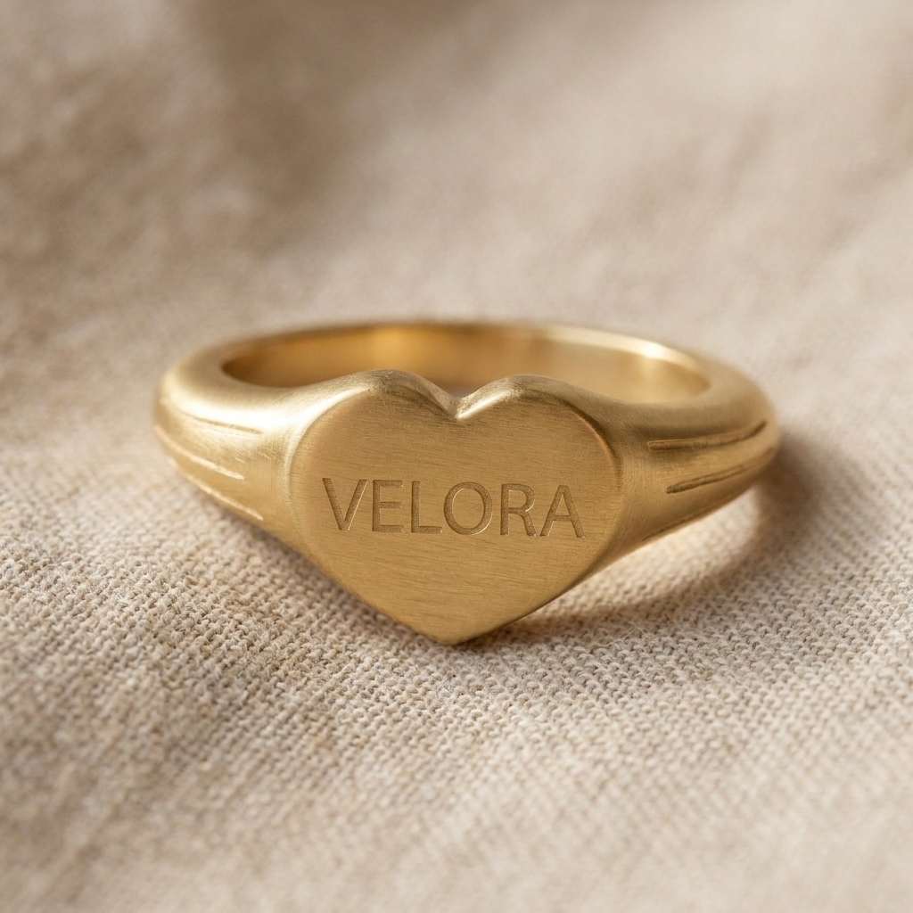 Herz Siegelring VELORA